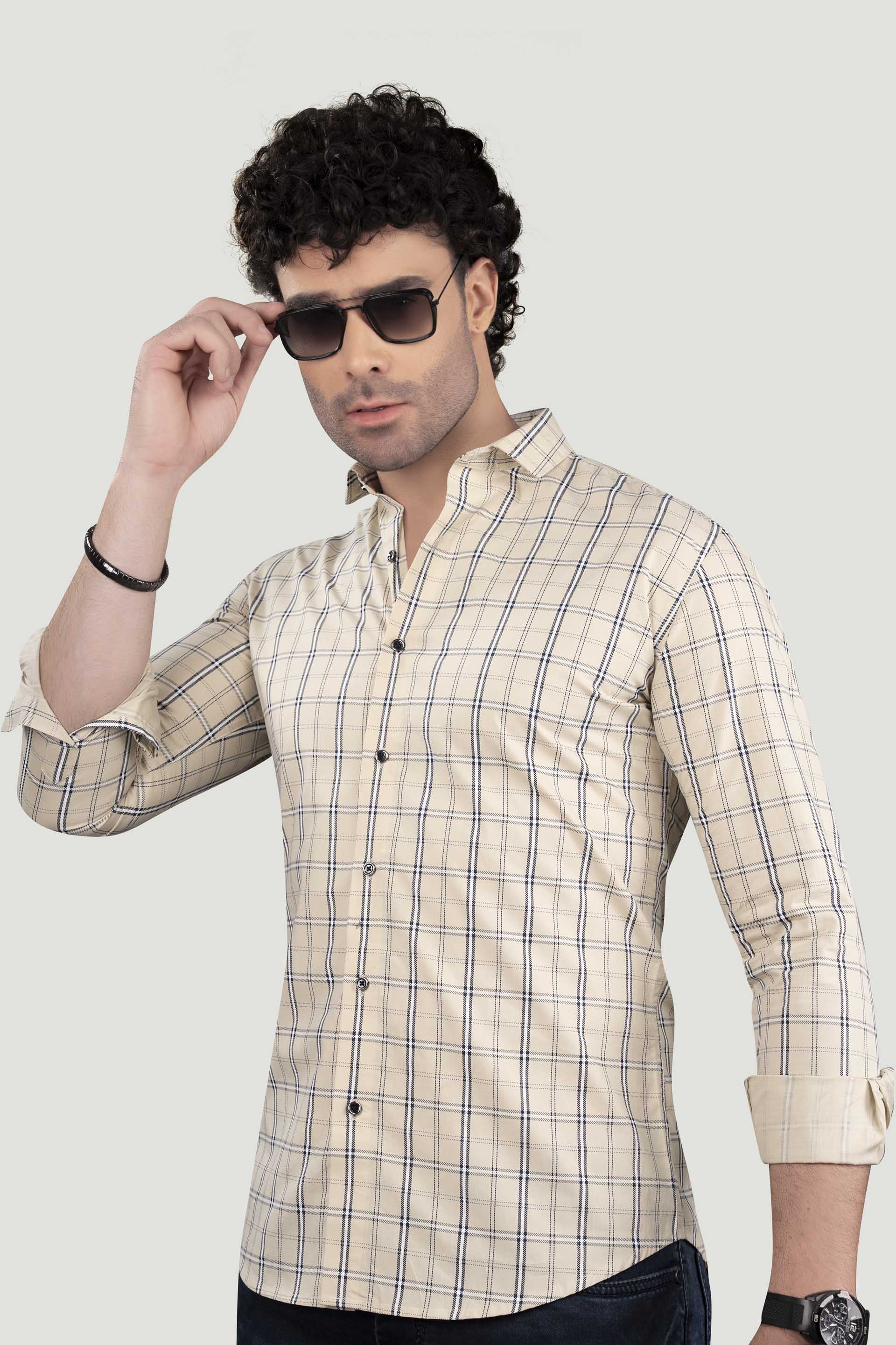 bold-avram-cream-cotton-check-shirt