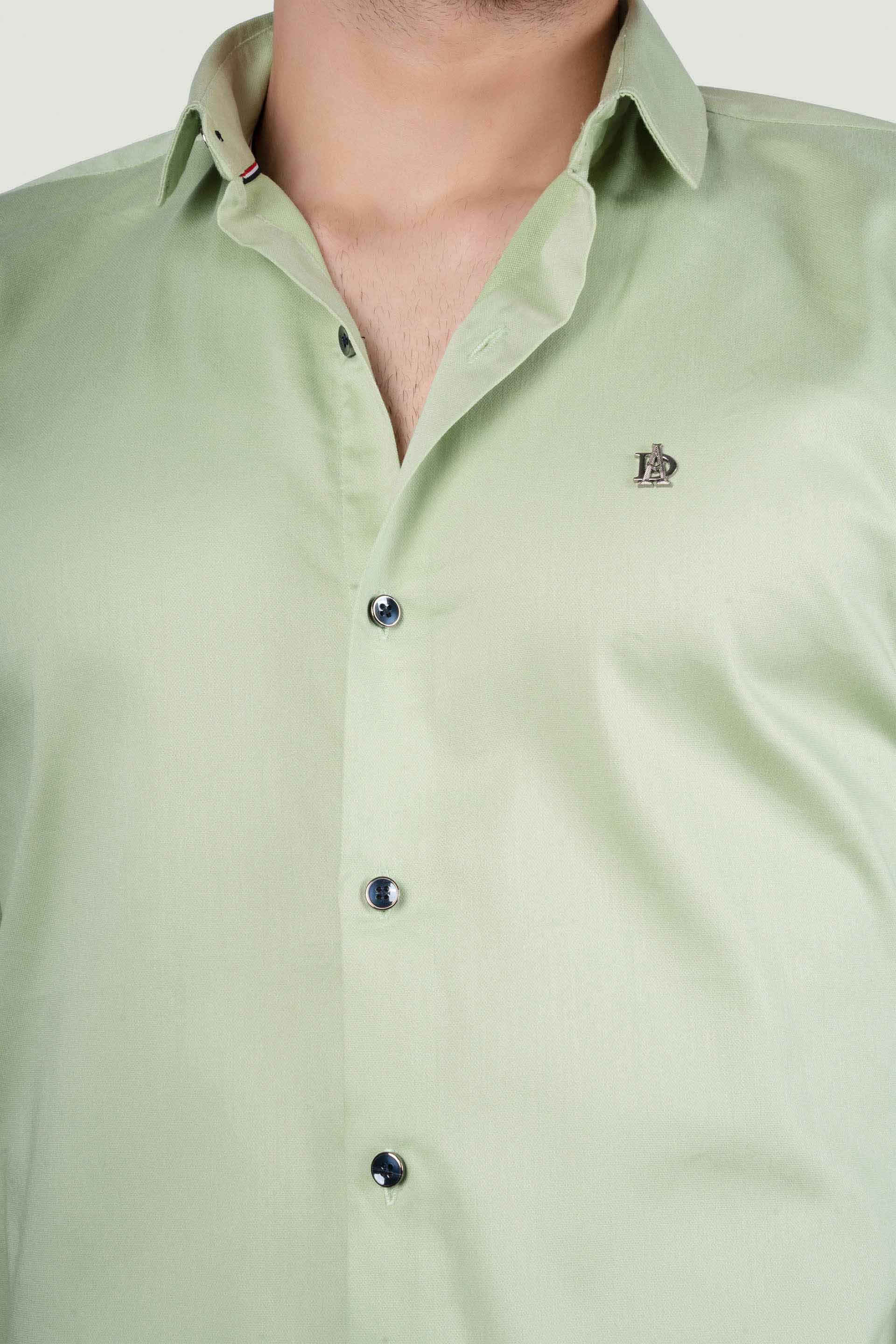 bold-domenico-green-solid-shirt