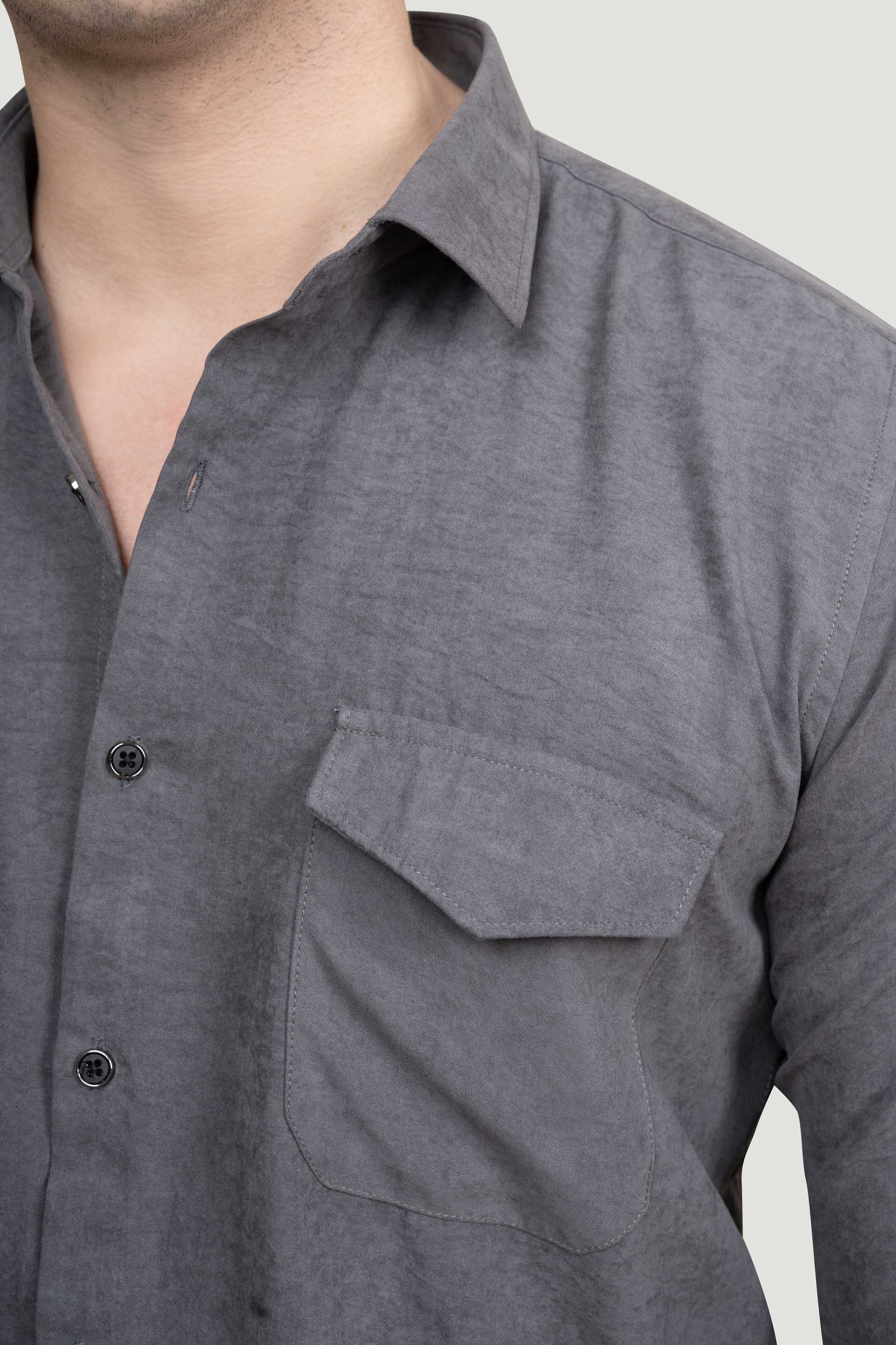 bold-double-pocket-lucas-grey-solid-shirt