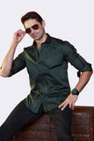 bold-emerald-green-solid-trim-party-wear-shirt