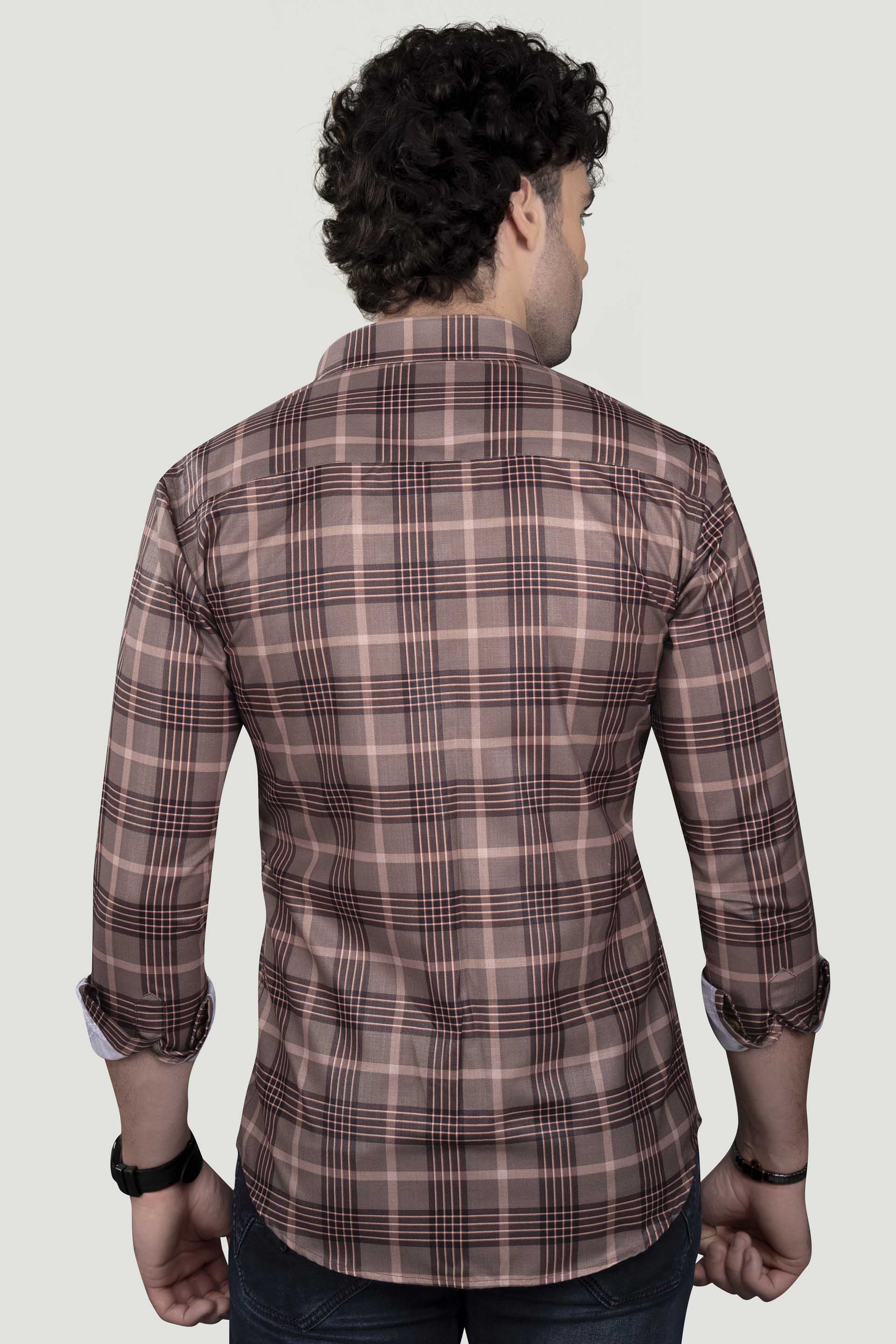 bold-filipp-light-brown-cotton-check-shirt