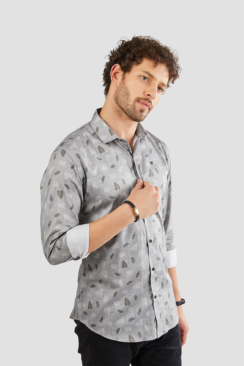 bold-gunther-grey-abstract-printed-shirt