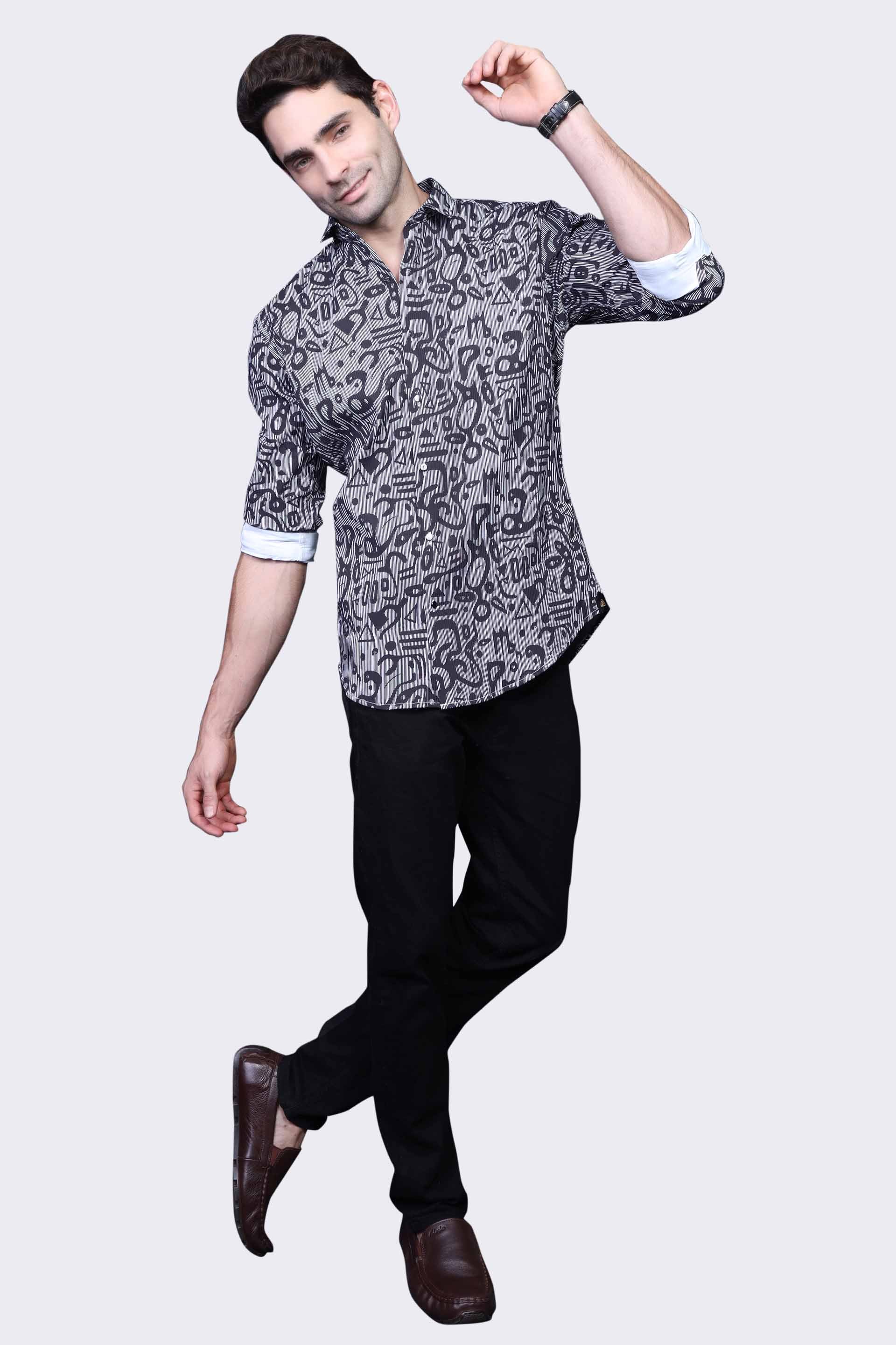 bold-senses-black-abstract-printed-shirt