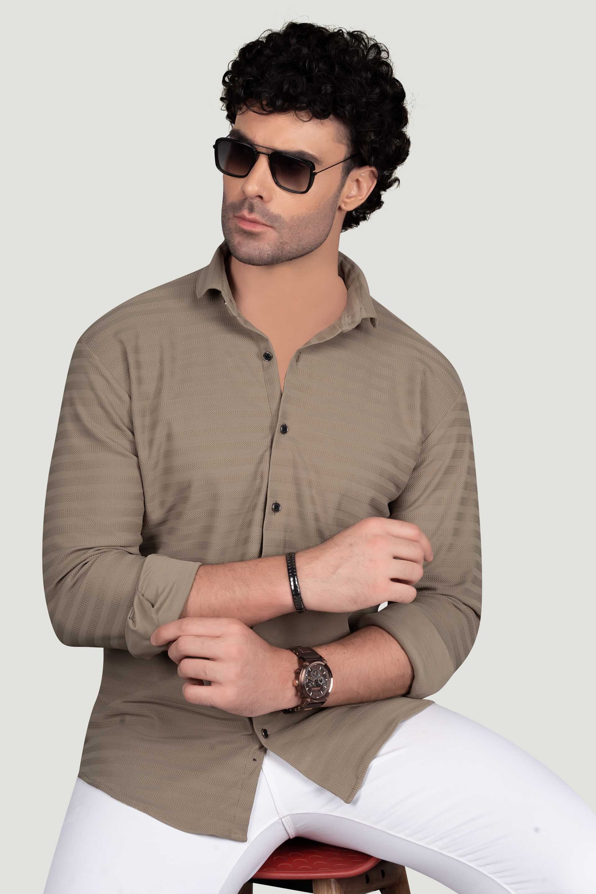 bold-sergei-cream-lycra-knitted-striped-shirt