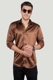 calogero-brown-solid-shirt