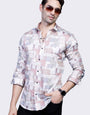 CASCADE PINK ABSTRACT PRINTED SHIRT