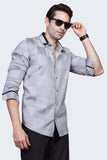 charcoal-grid-party-wear-shirt