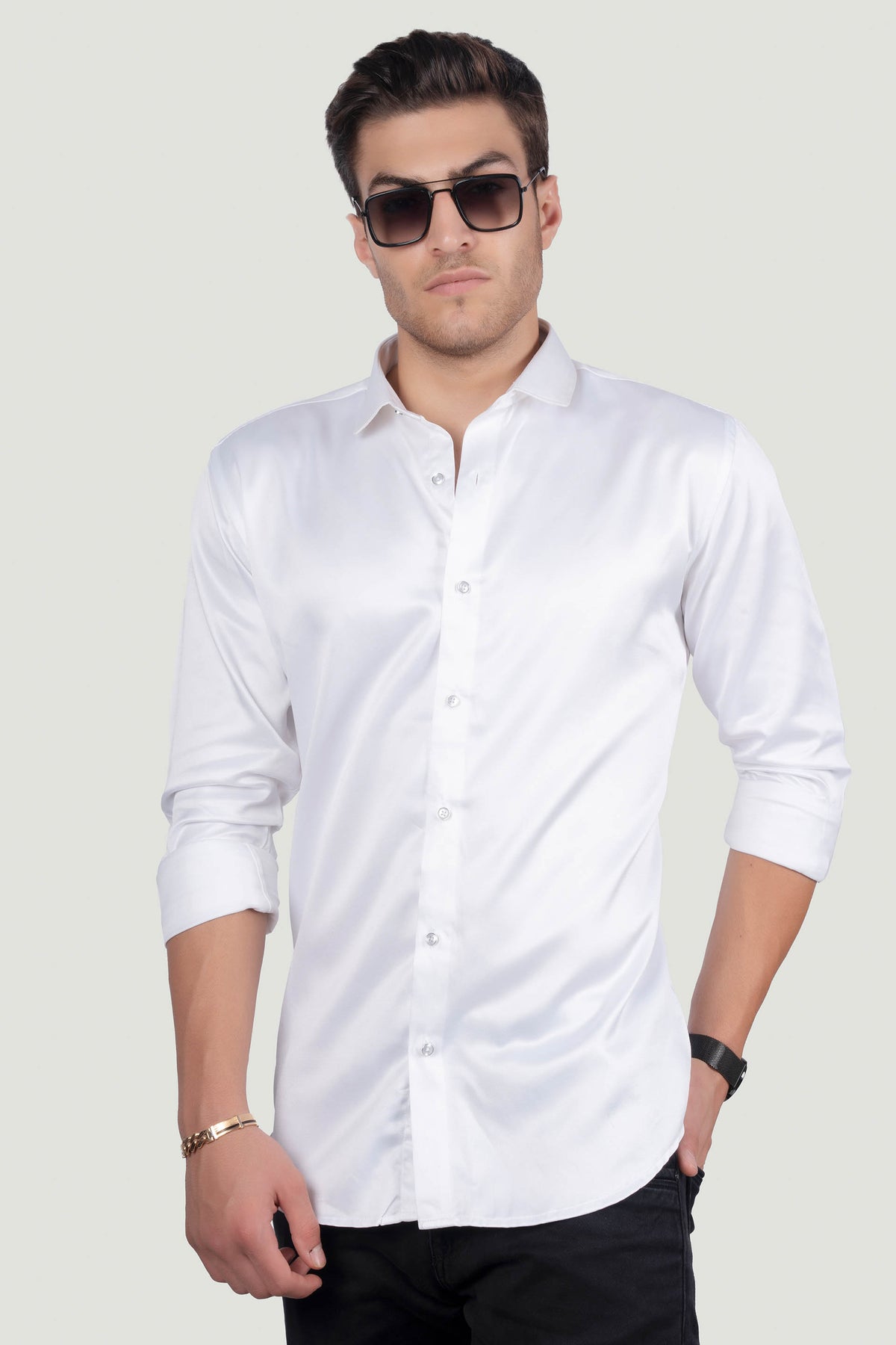 cosmo-white-solid-shirt