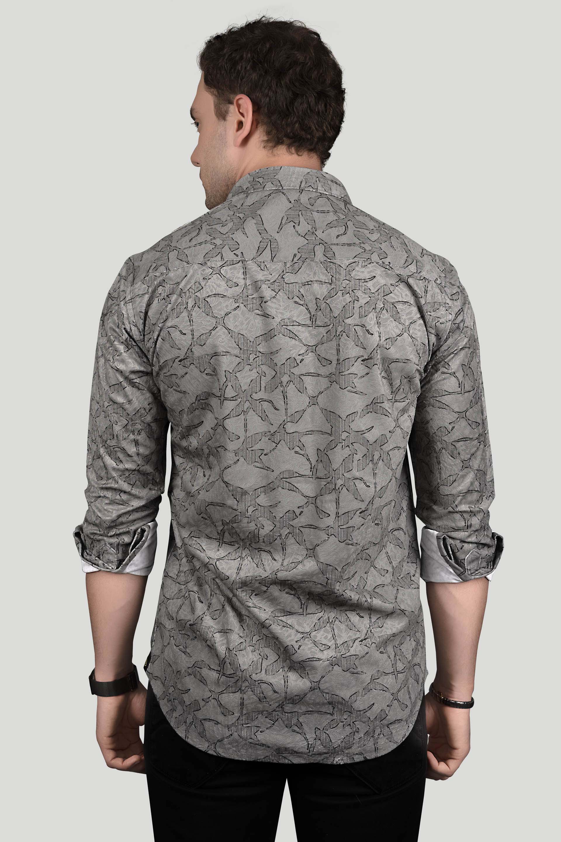 chic-darren-grey-printed-shirt