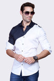 chic-sapphire-split-party-wear-shirt