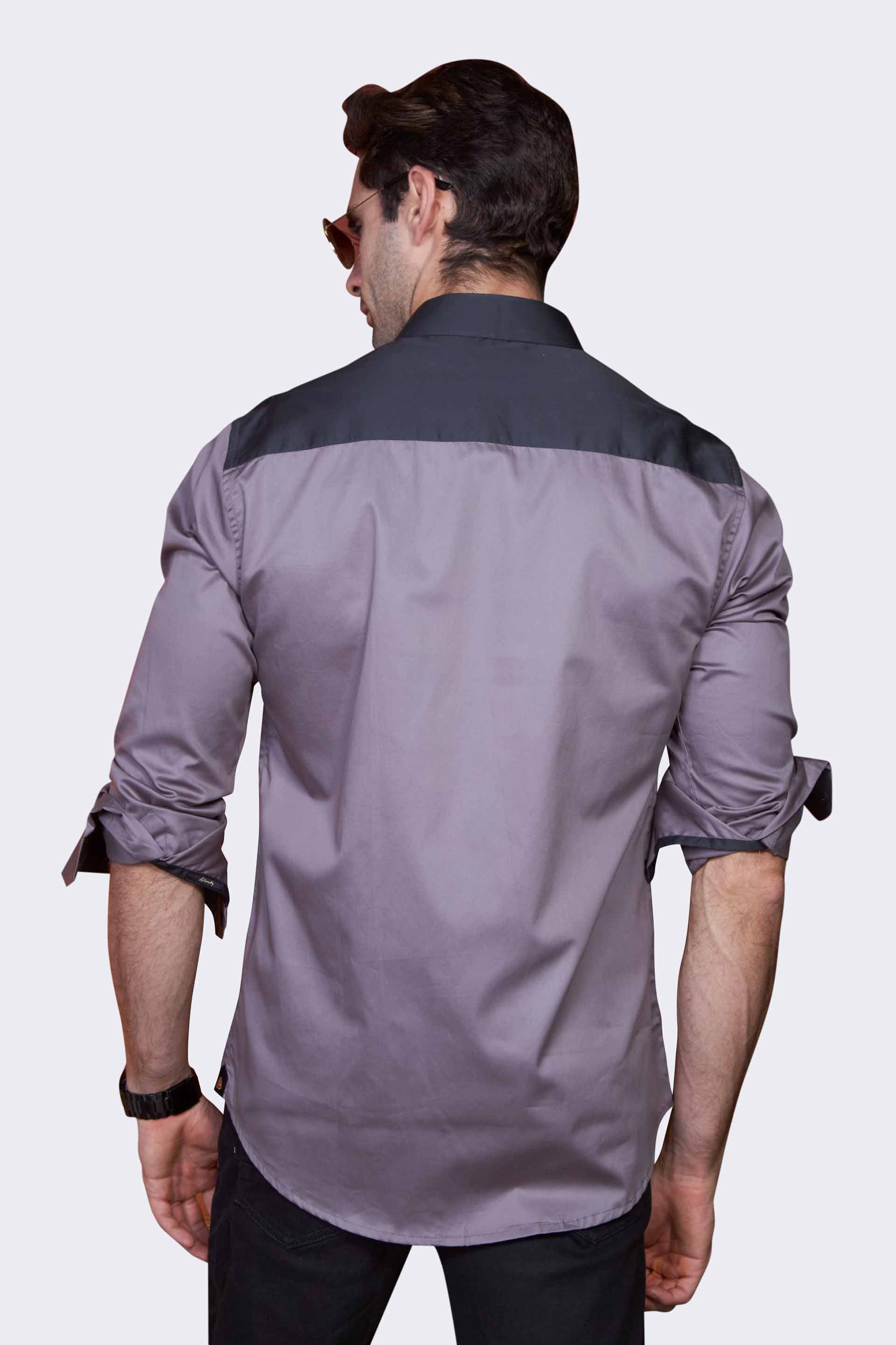 chic-vortex-gray-v-style-party-wear-shirt