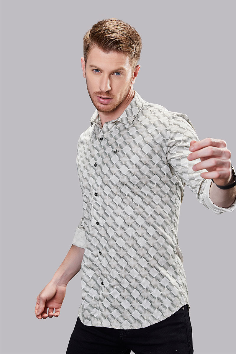 classic-ethan-grey-print-check-shirt