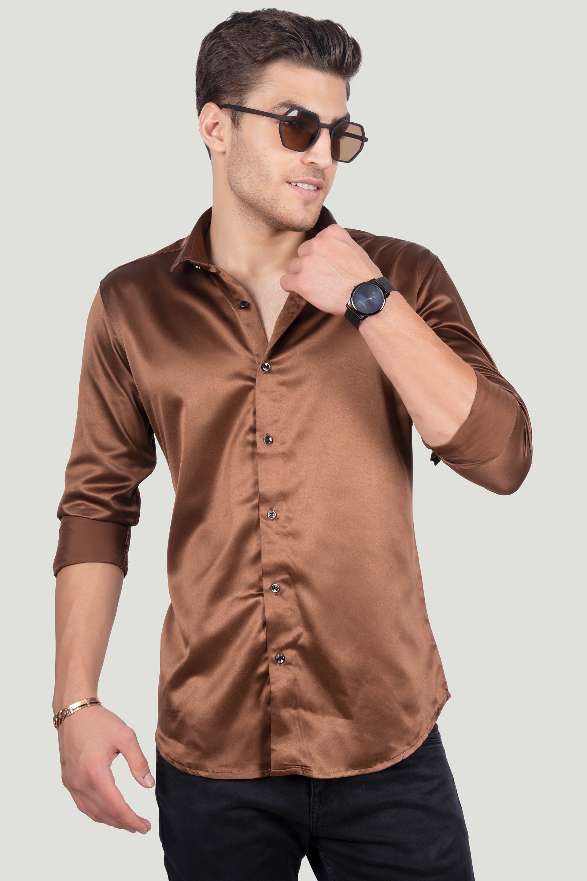 classy-calogero-brown-solid-shirt