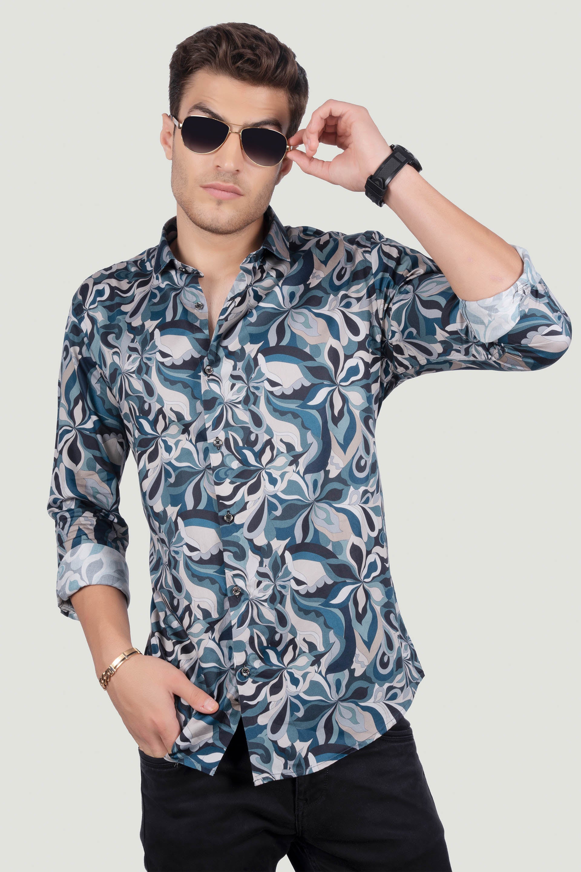 classy-leone-turquoise-club-wear-shirt