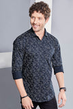 classy-maksim-navy-blue-geometric-printed-shirt