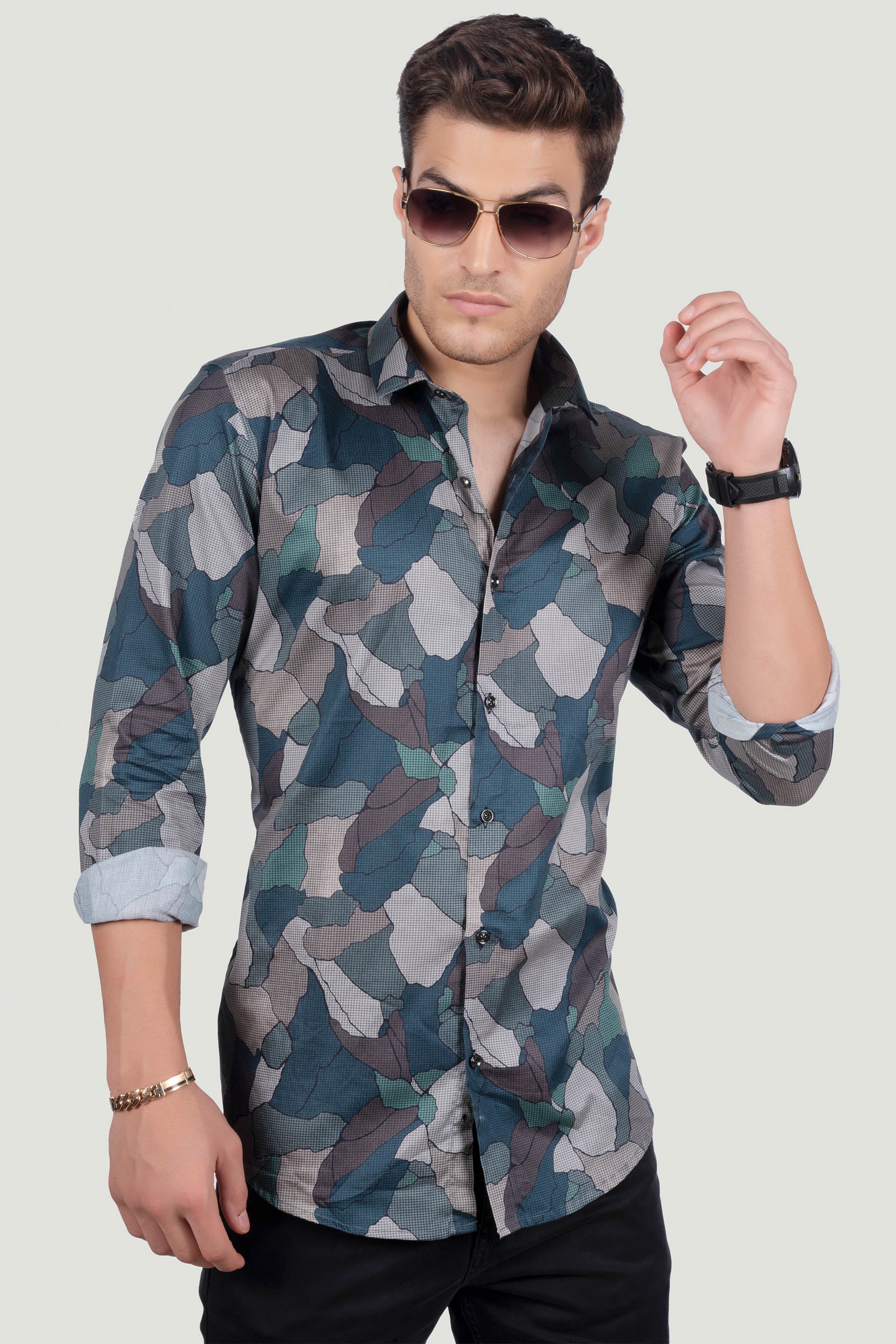 classy-saverio-blue-abstract-printed-shirt
