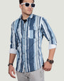 DOUBLE POCKET GUIDO MULTI OVERSHIRT STRIPED SHIRT