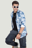 double-pocket-henry-blue-overshirt-printed-shirt