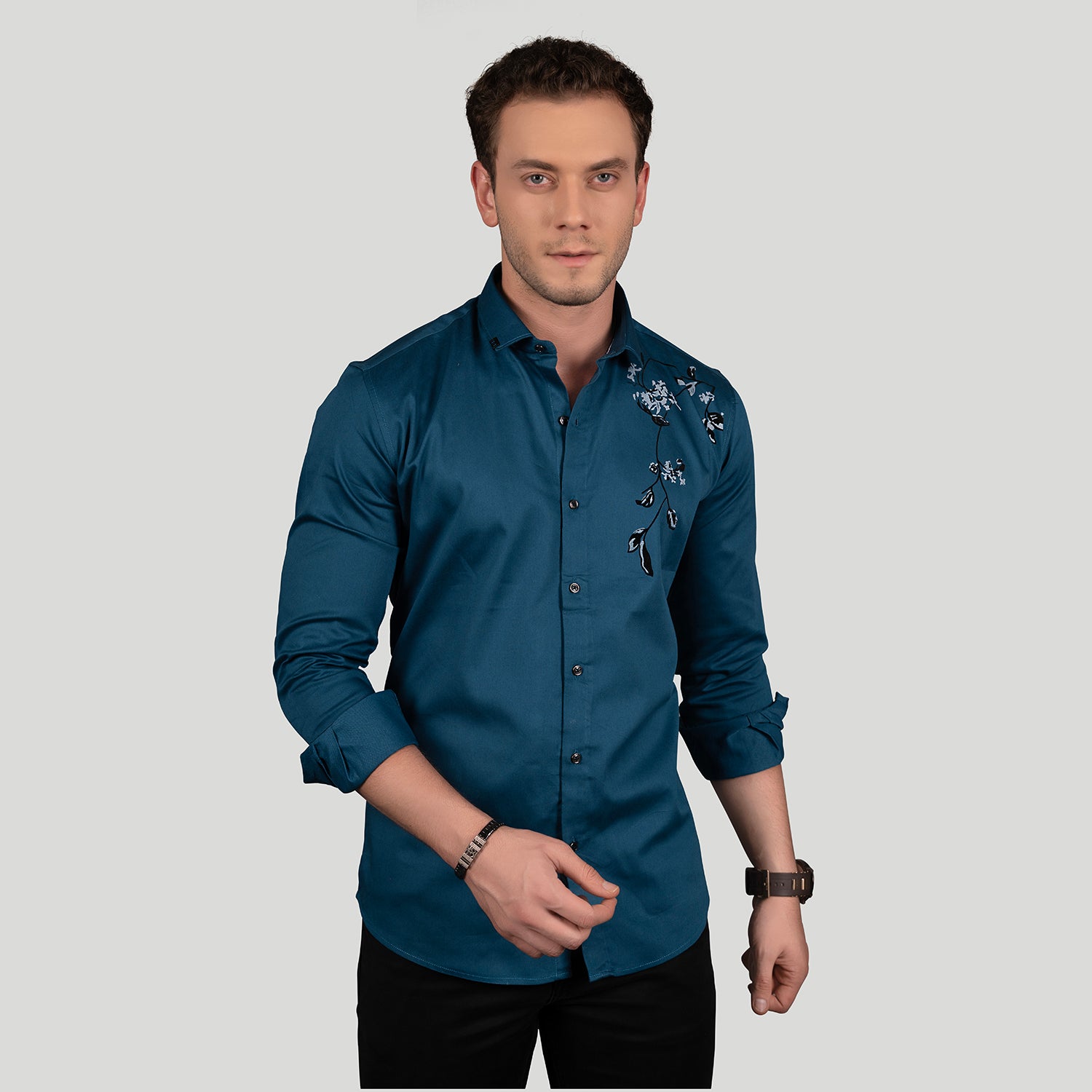 MELVIN BLUE DESIGNER SHIRT