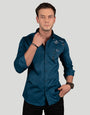 MELVIN BLUE DESIGNER SHIRT