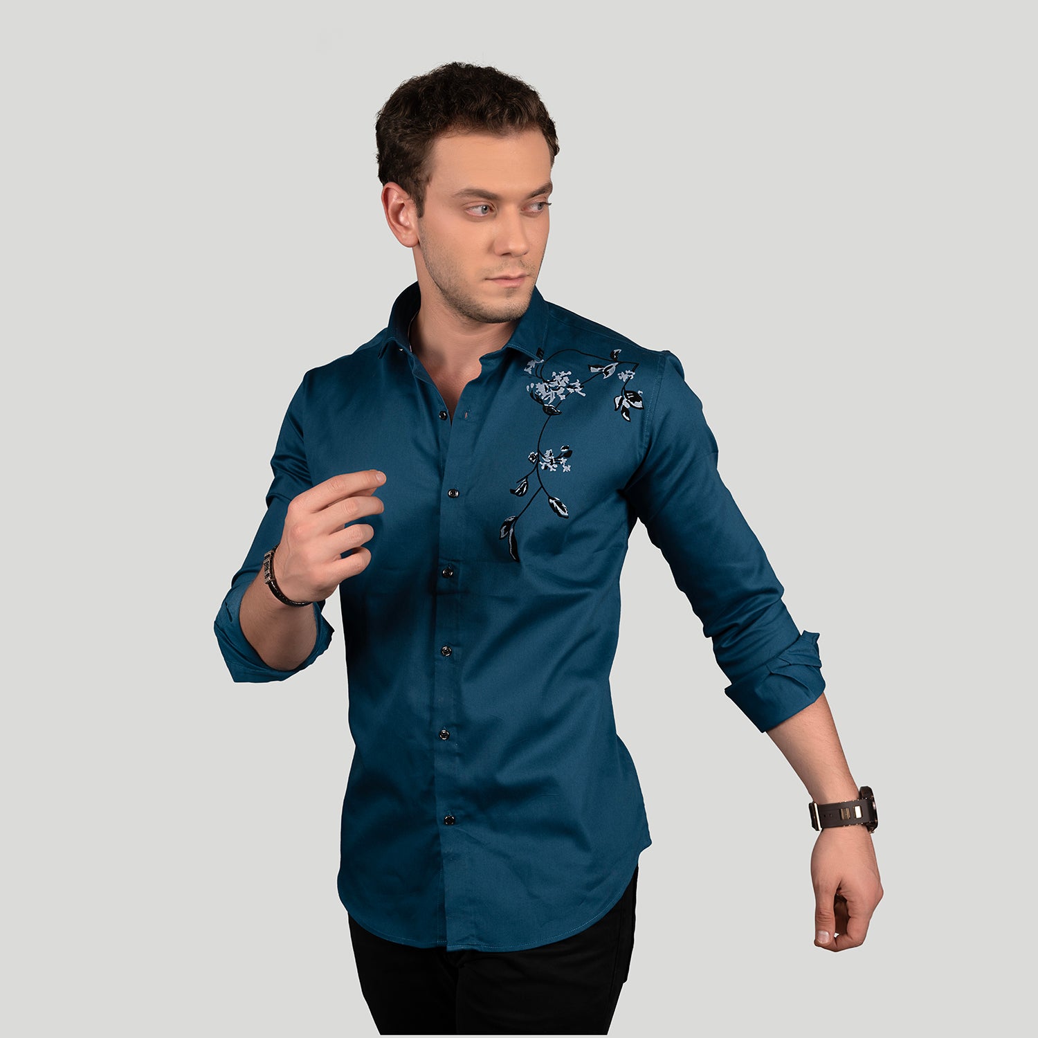 MELVIN BLUE DESIGNER SHIRT