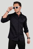 FRANCO NAVY BLUE DESIGNER SHIRT