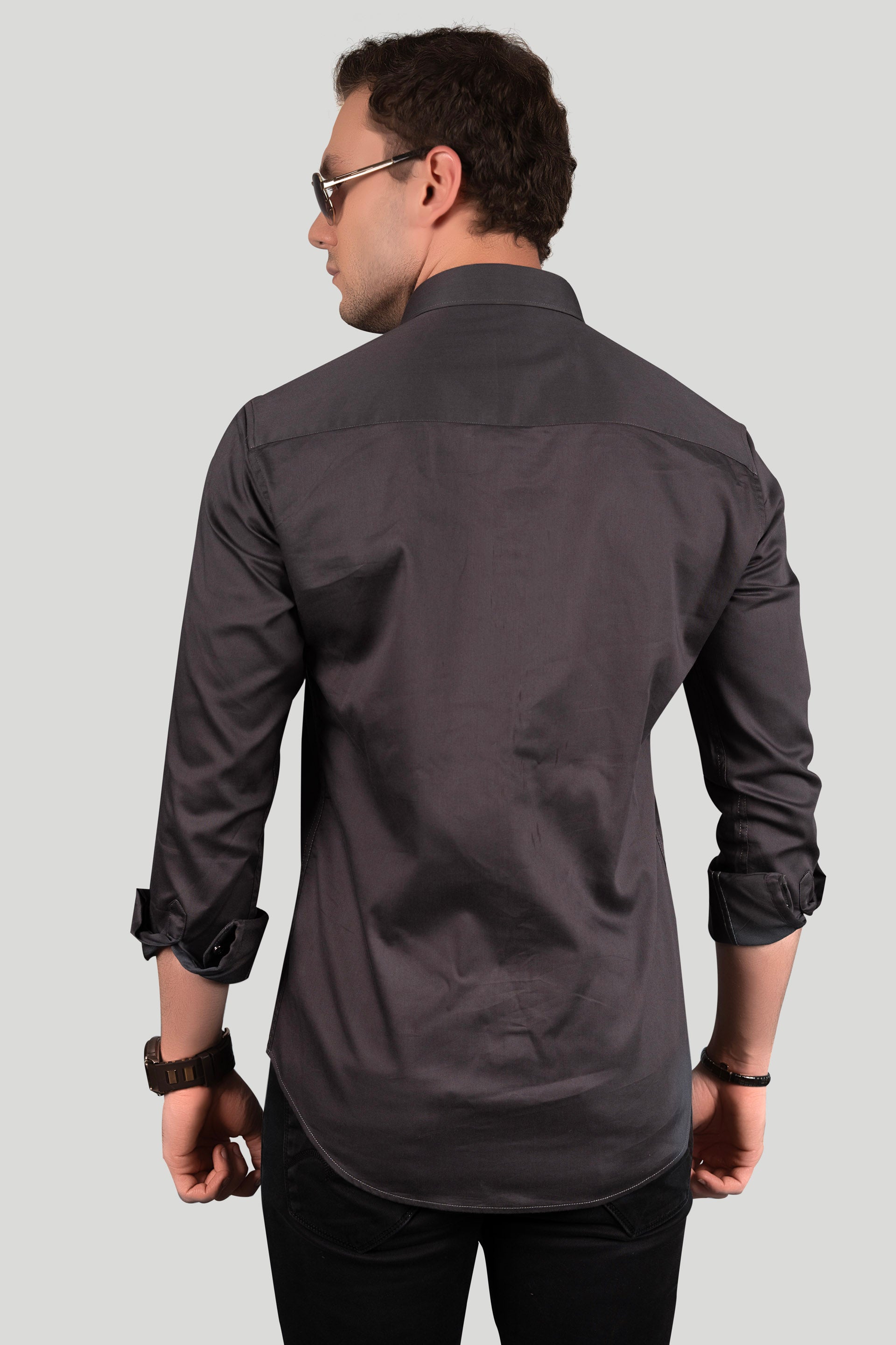 DASH DARK GREY DESIGNER SHIRT