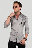 EVEREST GREY DESIGNER SHIRT