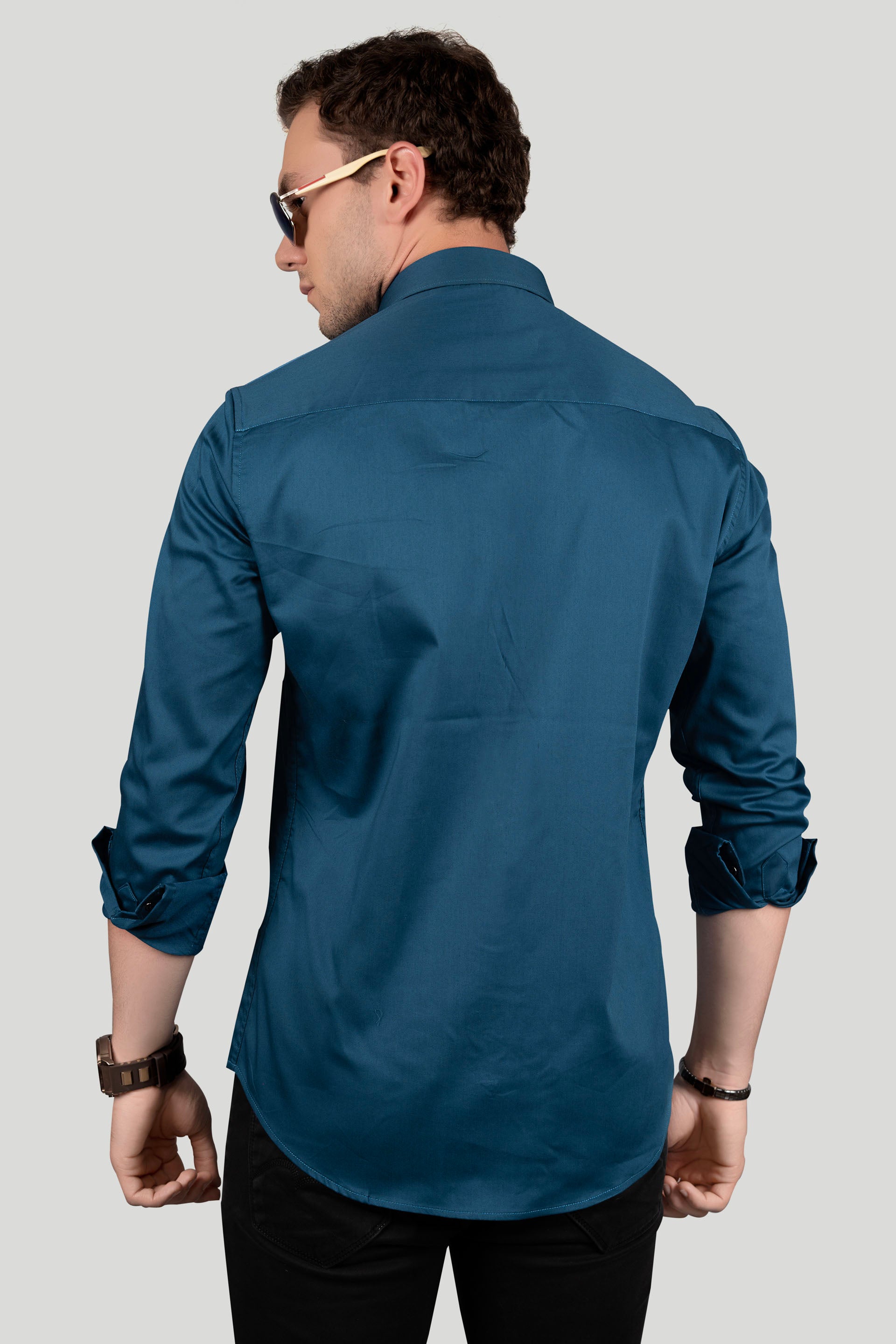 DIOR BLUE DESIGNER SHIRT