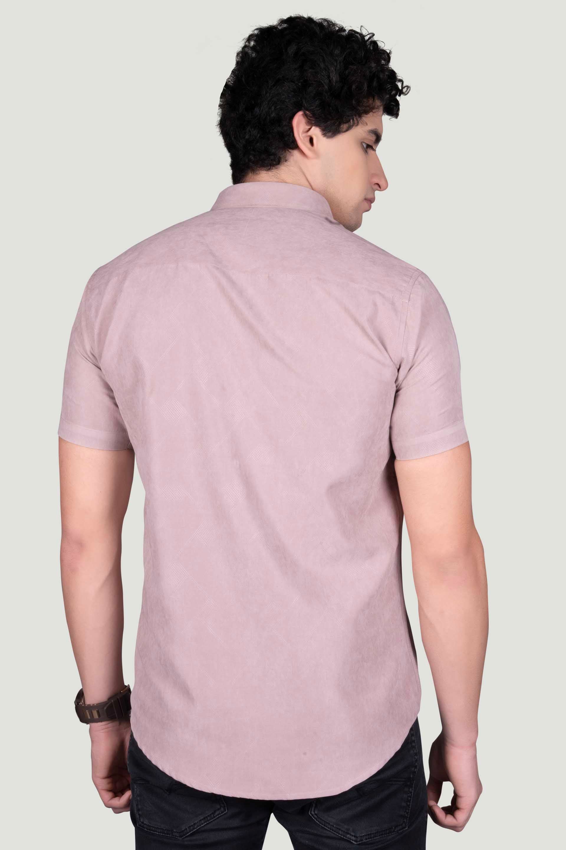 Miles Pink Textured Solid