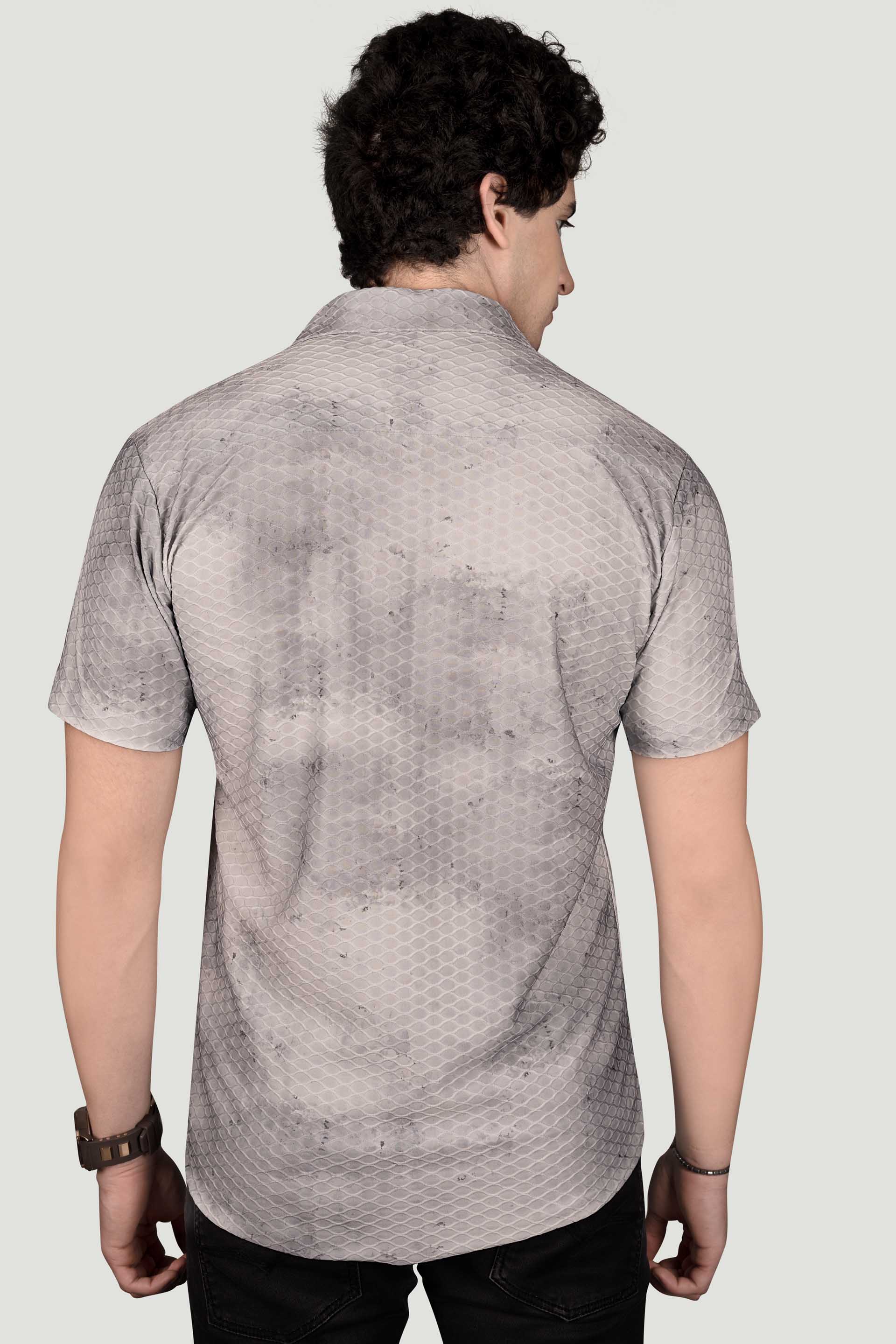 Jackson Grey Jacquard Print