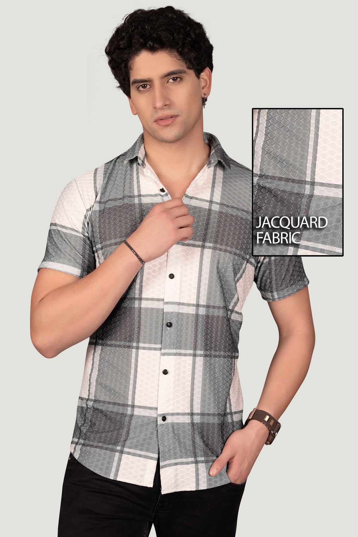 Isaac Green Jacquard Checks