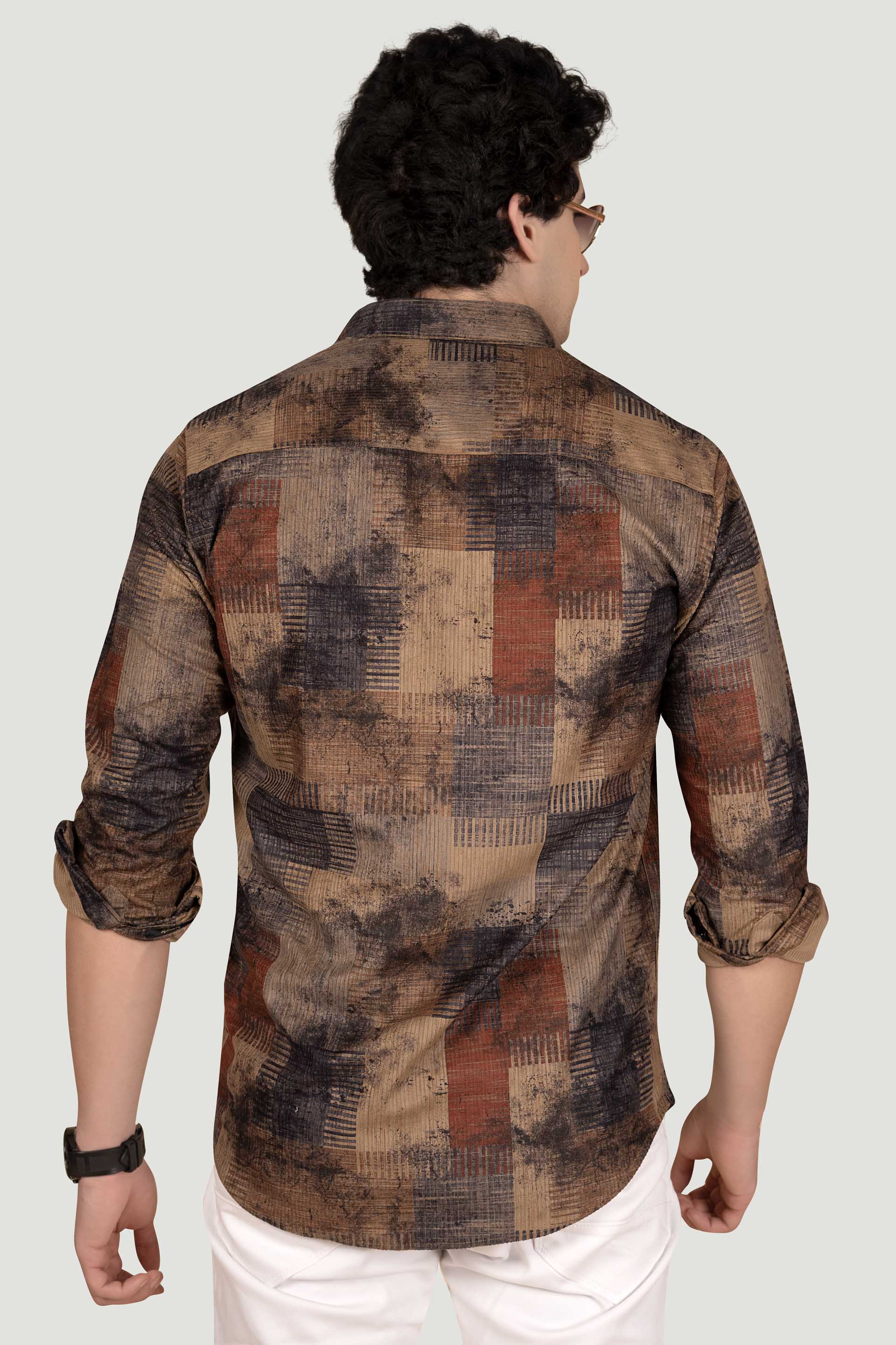 Oliver Brown Corduroy Print