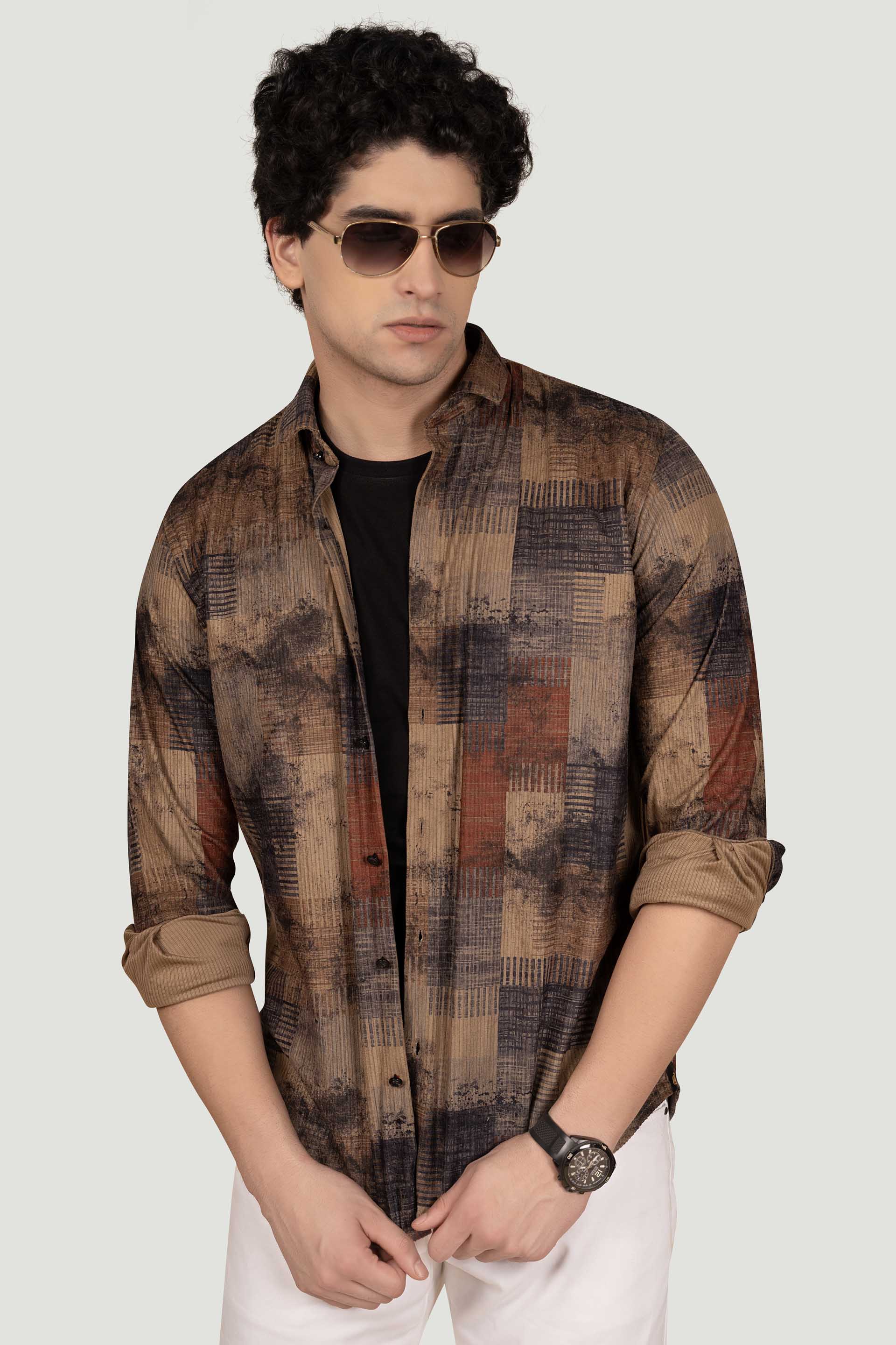 Oliver Brown Corduroy Print