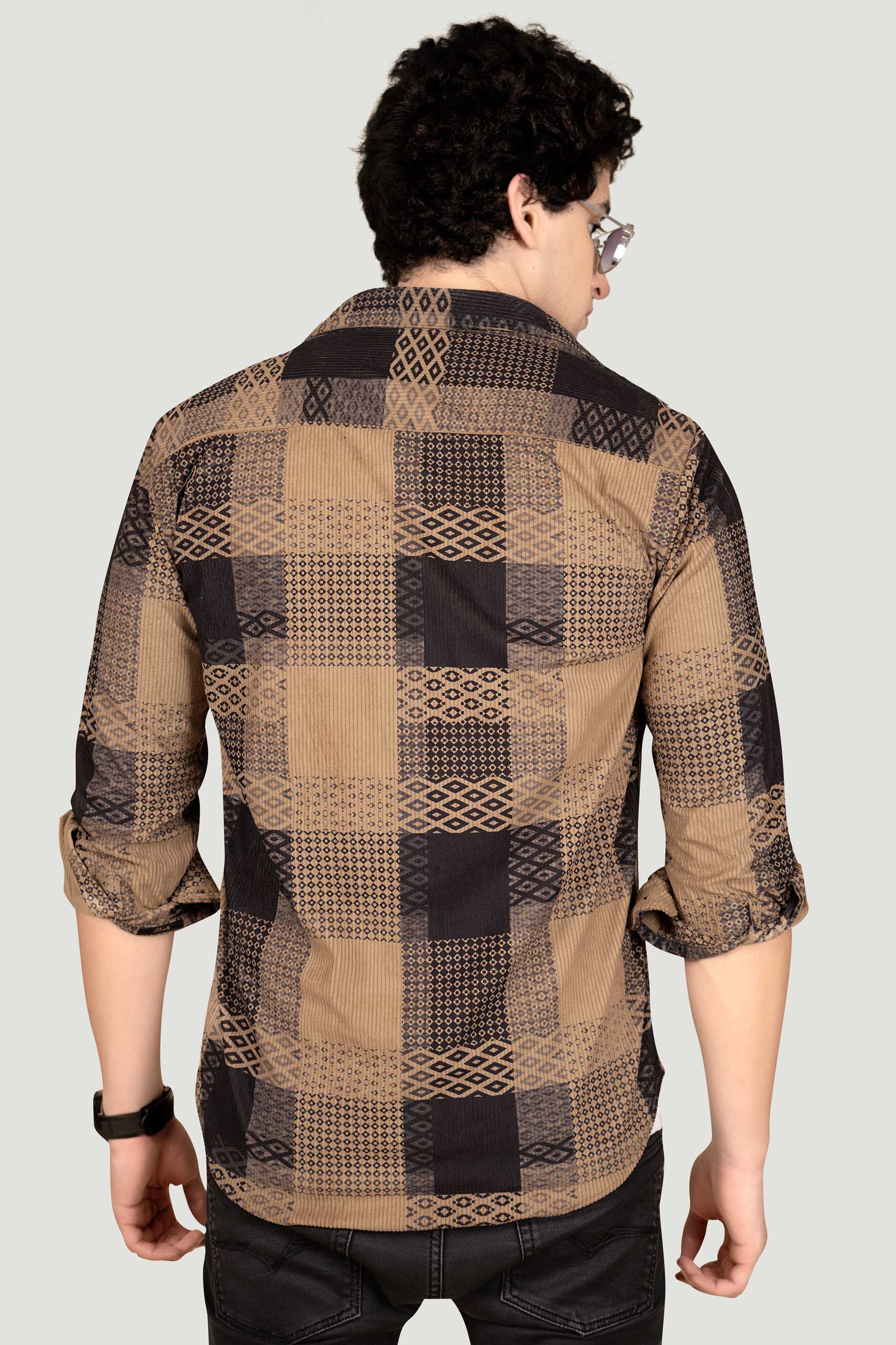 James Brown Corduroy Print