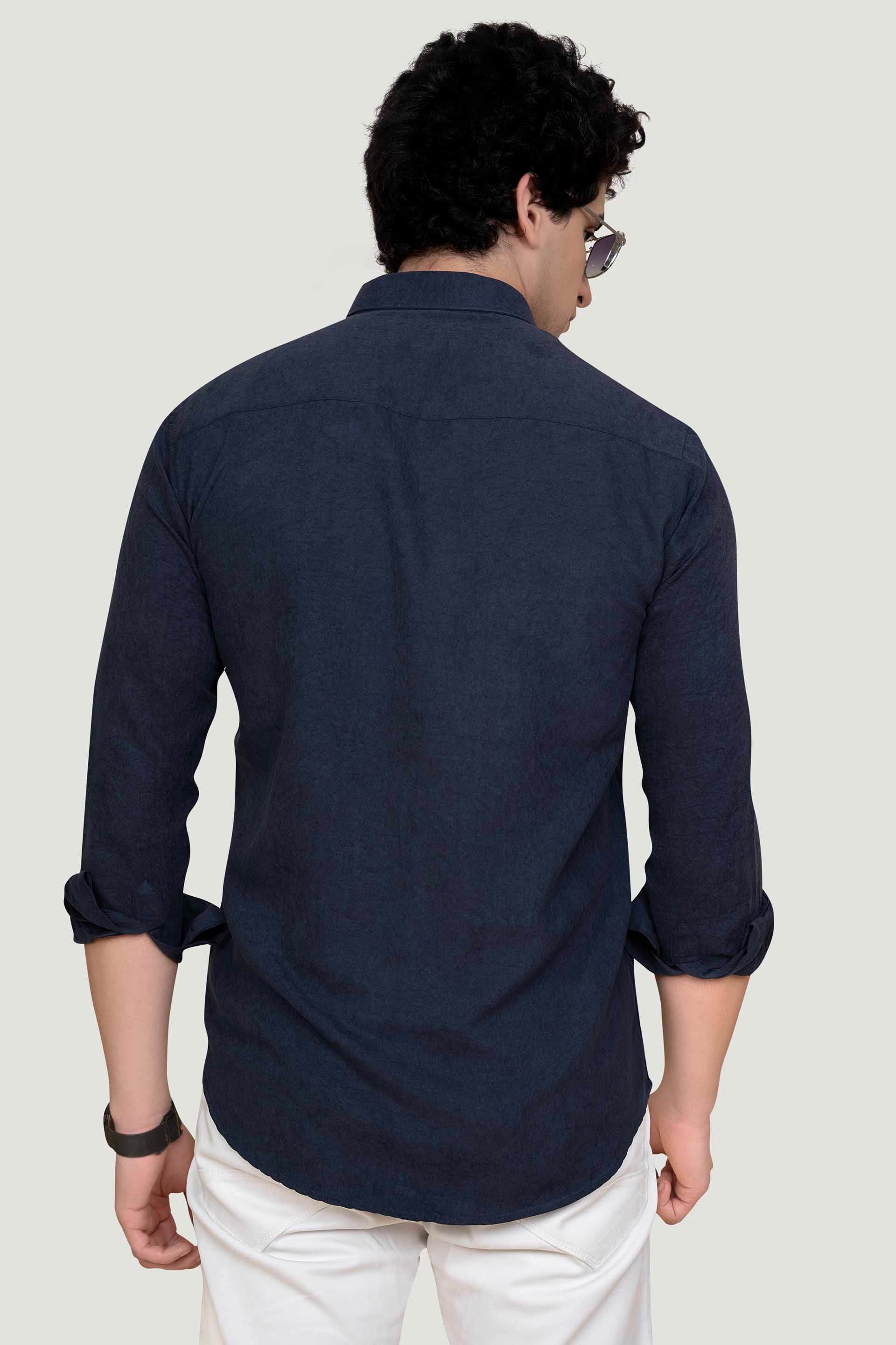 Double Pocket Noah Blue Solid