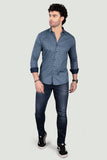 Maksim Blue Cotton Print