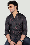 Deyan Black Cotton Print