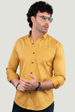 Liam Yellow Cotton Printed