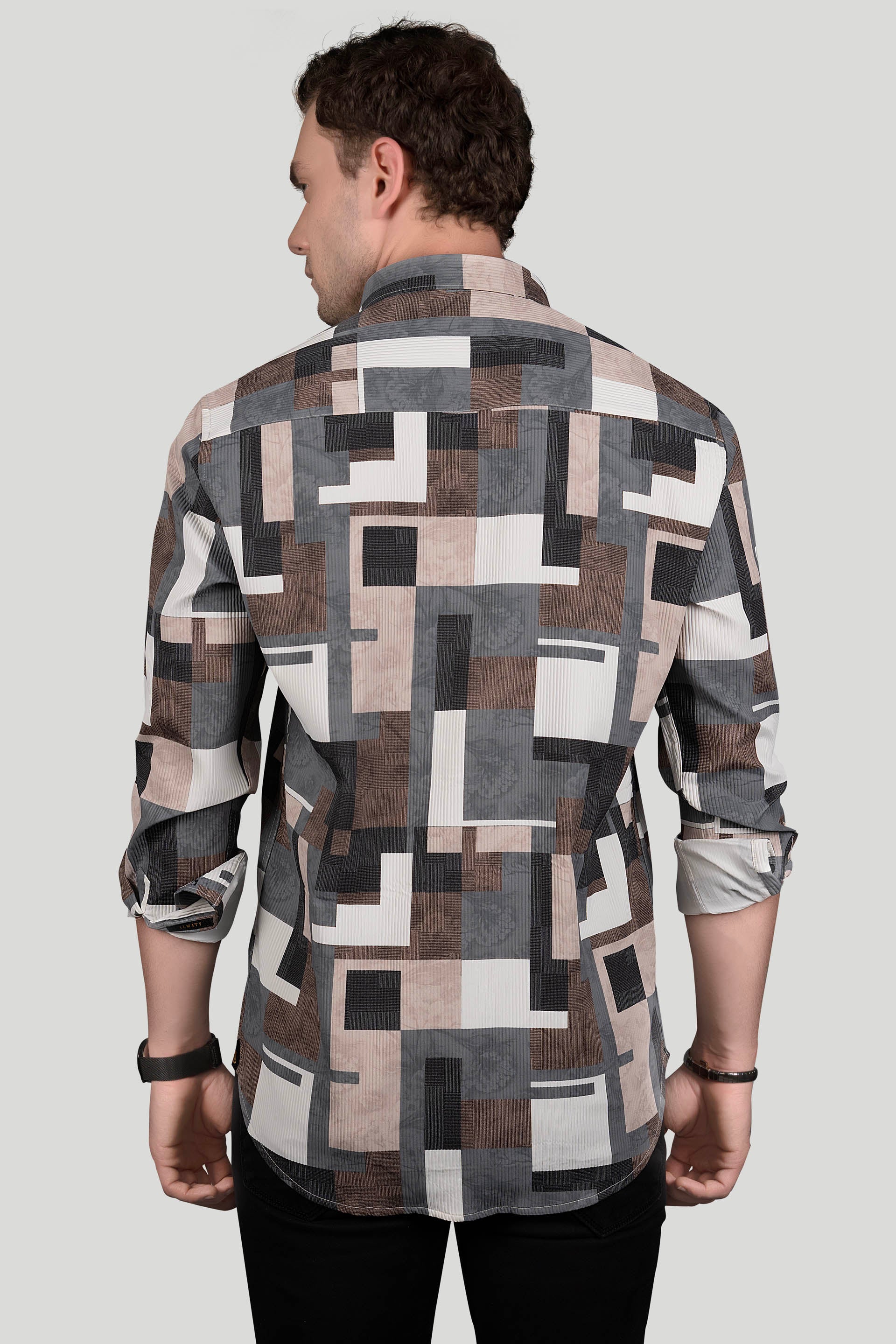 EMORY BROWN GEOMETRIC PRINT