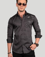 DUTTON BLACK PARTY WEAR SHIRT