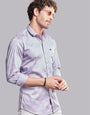 Dimitri Violet Geometric Printed Shirt