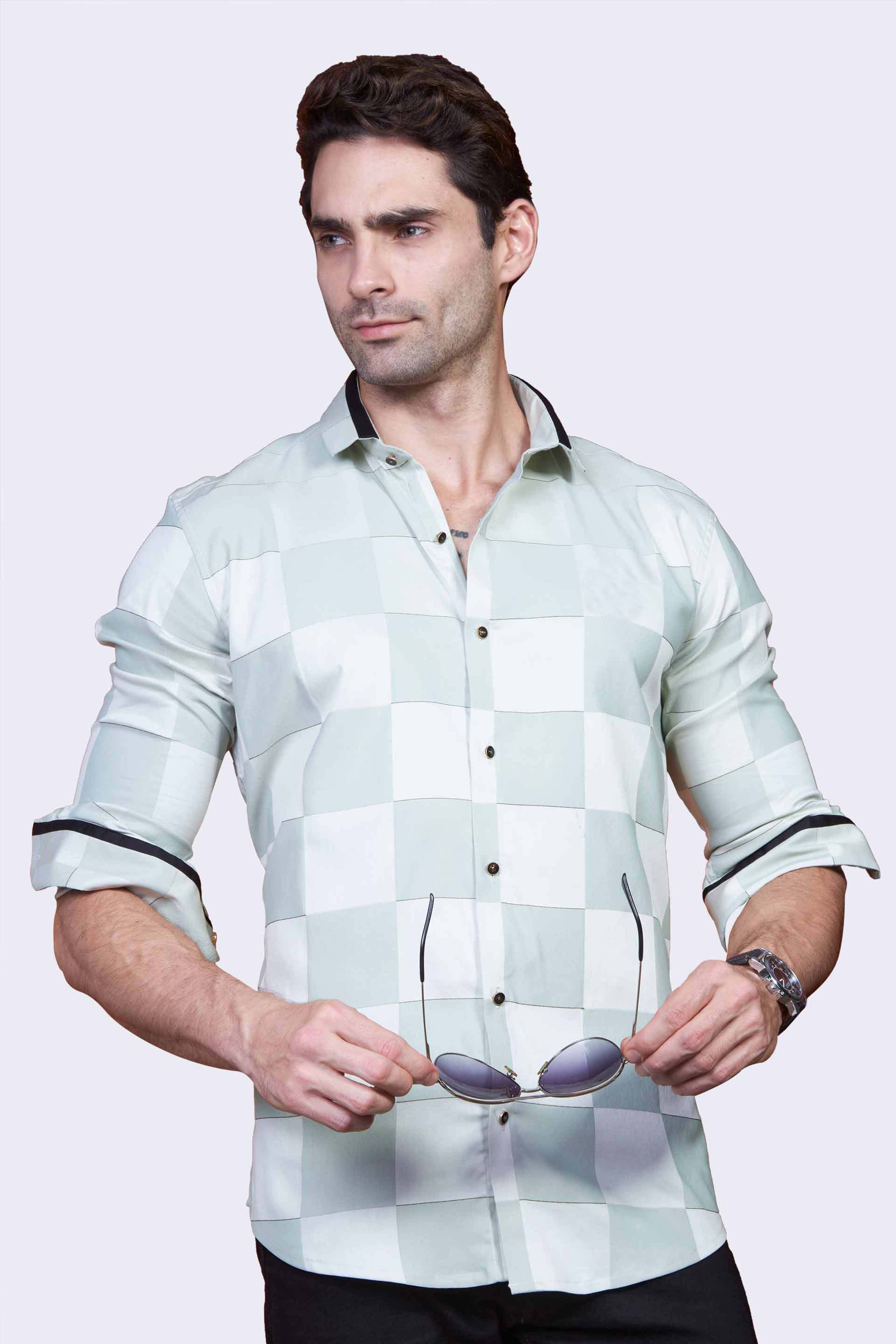 emerald-grid-party-wear-shirt