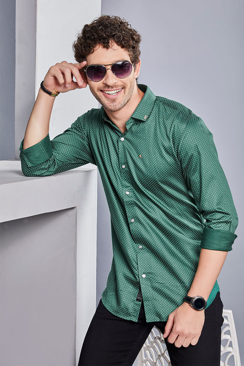 elegant-alejandro-green-abstract-printed-shirt