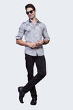 elegant-charcoal-grid-party-wear-shirt