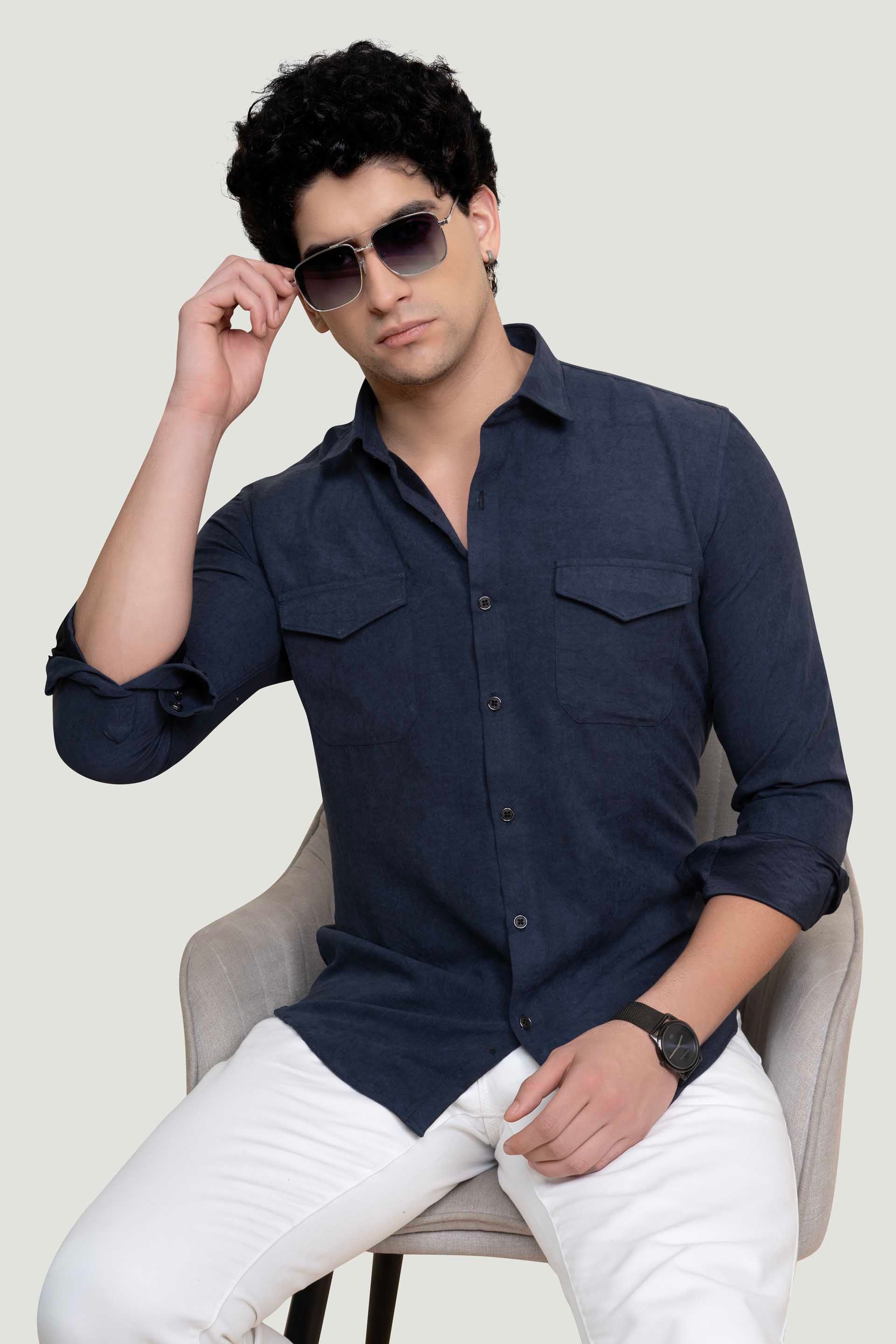 elegant-double-pocket-noah-blue-solid-shirt