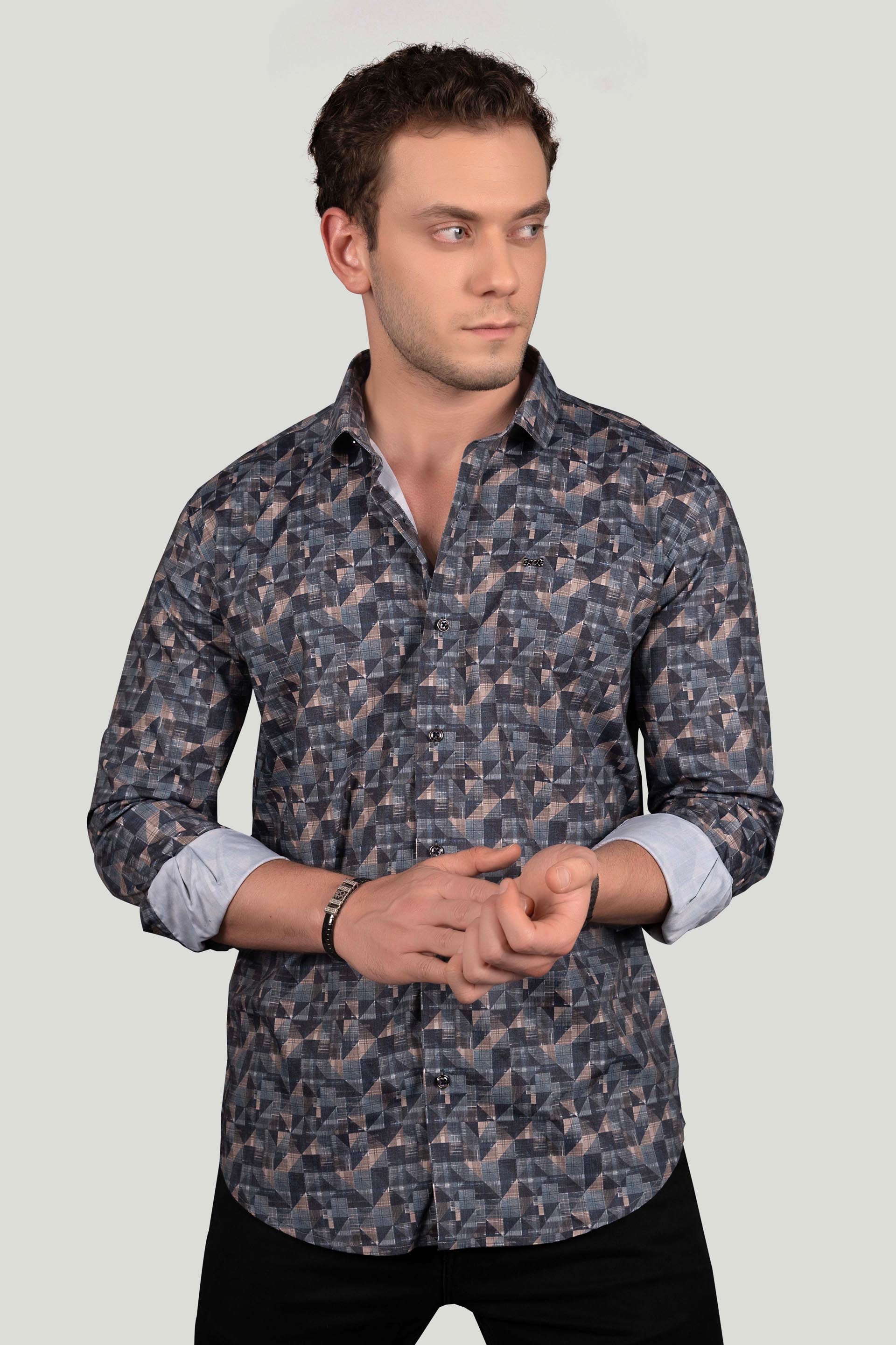 elegant-louie-grey-geometric-printed-shirt