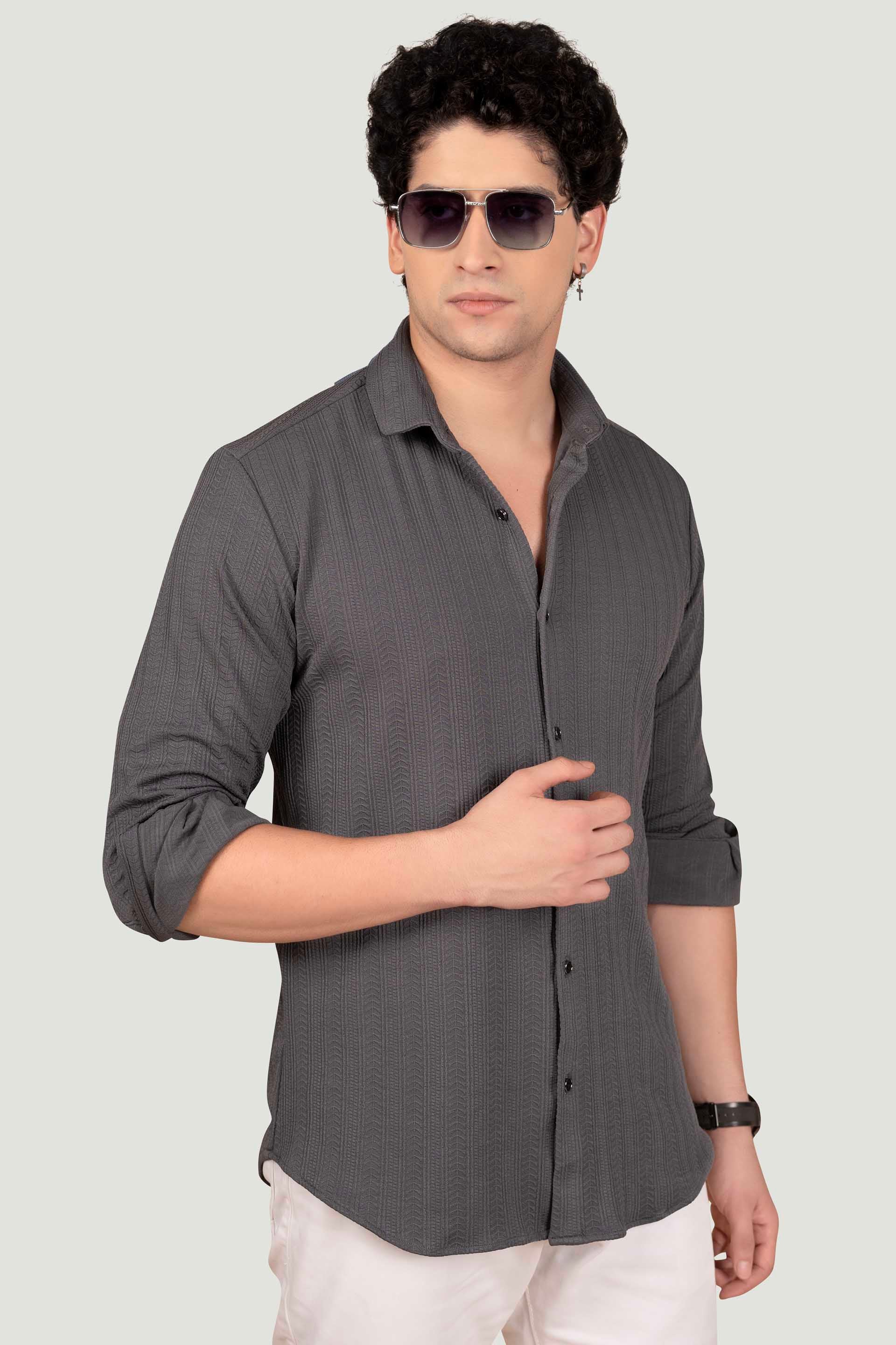 elegant-oscar-grey-knitted-resort-shirt