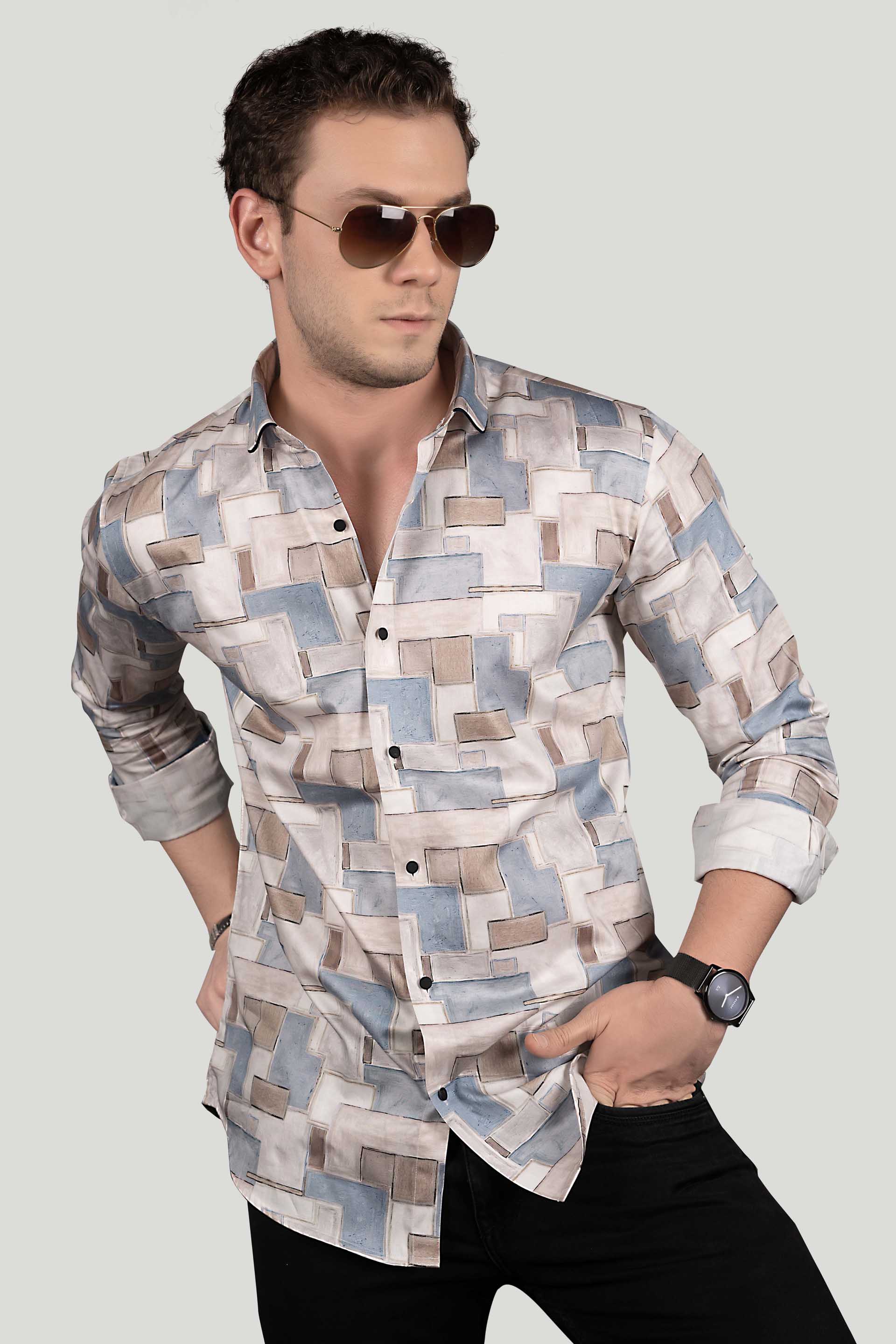 elegant-waylen-brown-abstract-printed-shirt