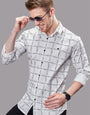Elliot White Minimalistic / Print Check Shirt